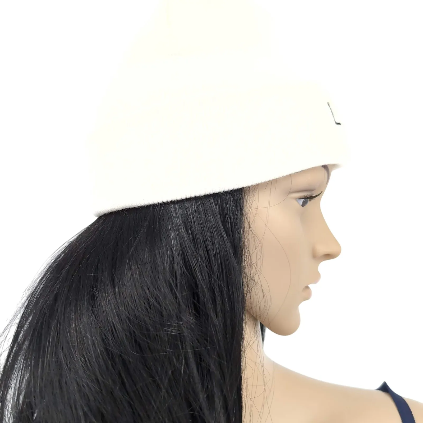 Lalo Tequila Logo White Unisex One Size Fits Most Cuffed Beanie Winter Hat - Image 3