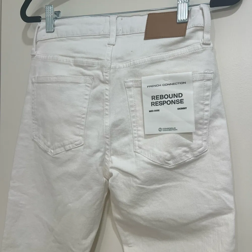 NEW French Connection Rebound Response Skinny White Women's Jeans - Image 7
