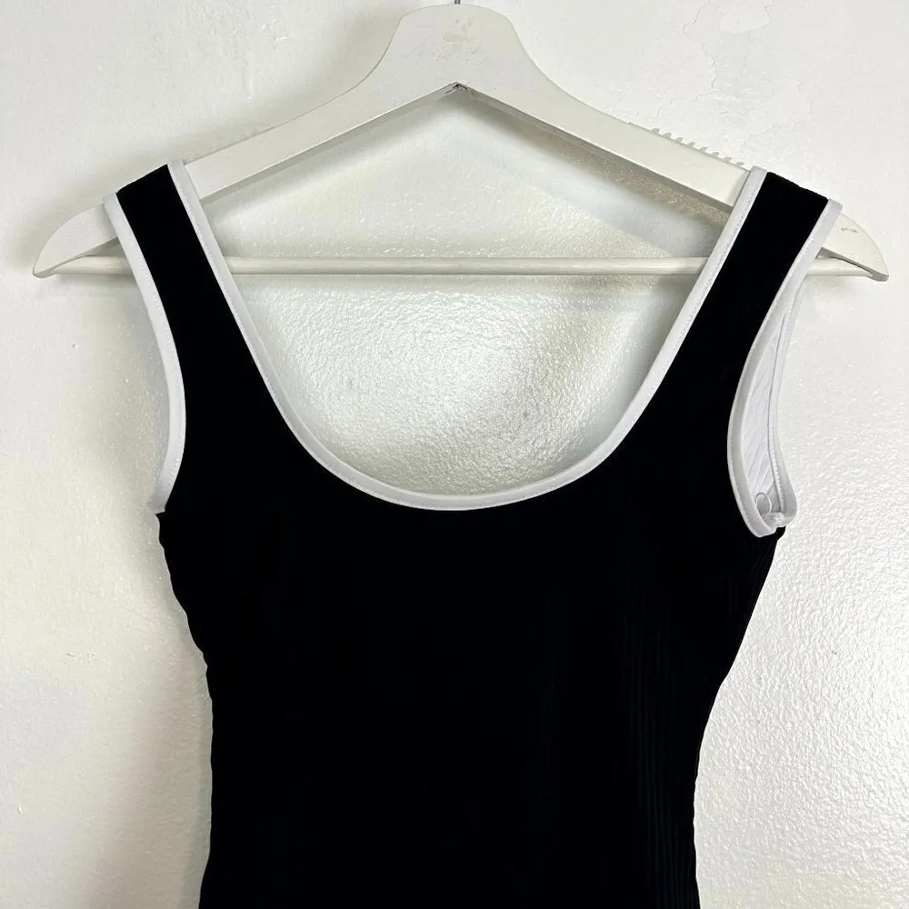 VITAMIN A Reese Reversible One-Piece Swimsuit in Black/White Size X-Small - Image 5