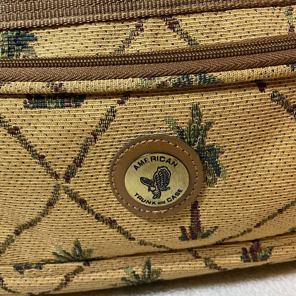 Palm Tree Duffle American Trunk & Case Co. Tan - Image 3