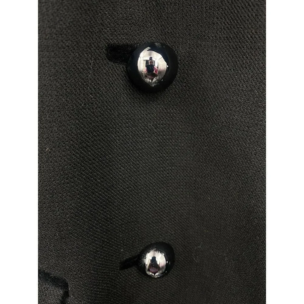 Kate Spade New York Broome Street Notched Collar Wool‎ Blend Peacoat S - Image 3