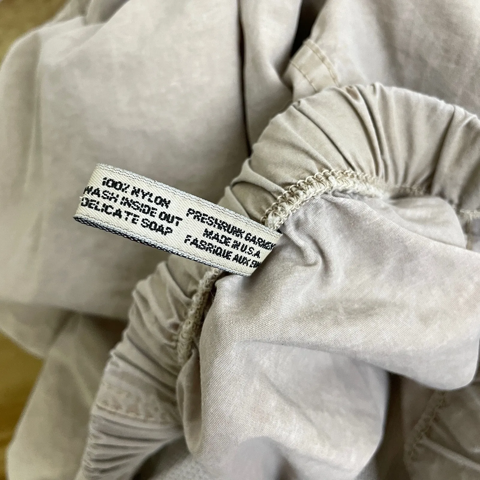 Vtg Gramicci Belted Hiking Pants Womens Beige Black Elastic Lightweight 26x31.5 Tan Size undefined - Image 12