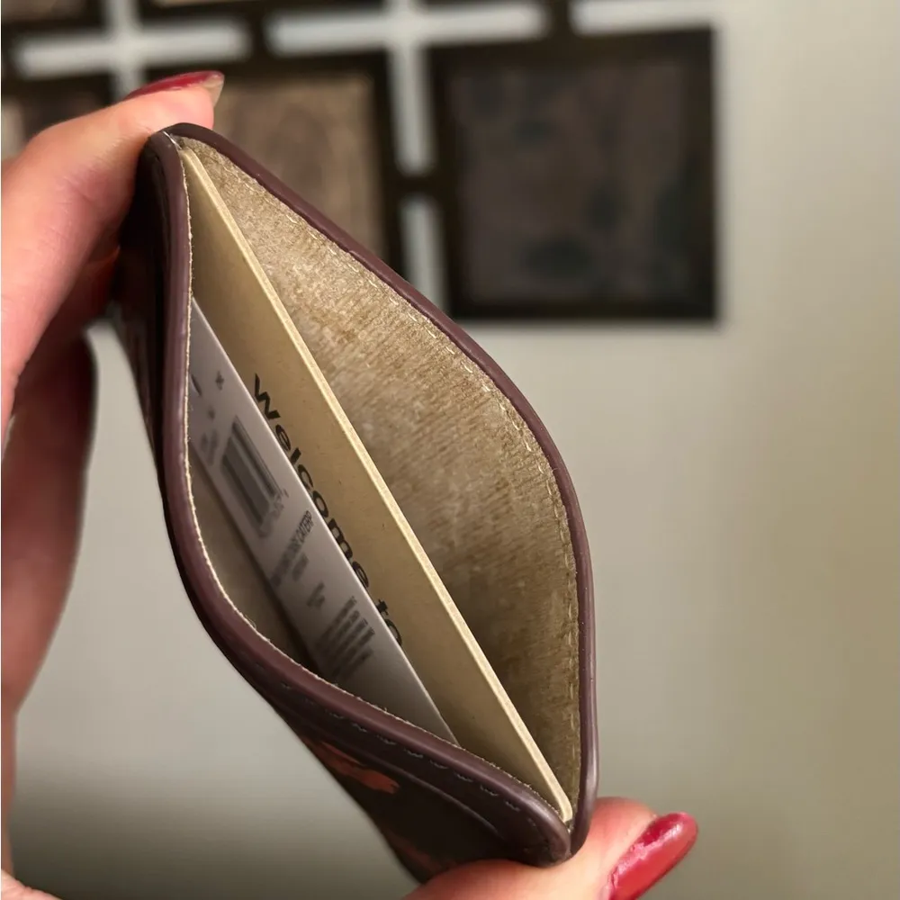 Authentic COACHTOPIA Leather Caterpillar shoulder magnetic closure hobo/card set Black - Image 4