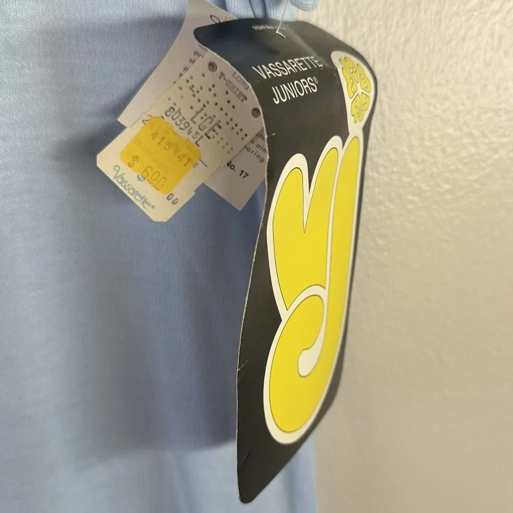 NWT/NOS Vassarette Juniors Blue Penguin Piano Graphic Nightgown Size L - Image 7