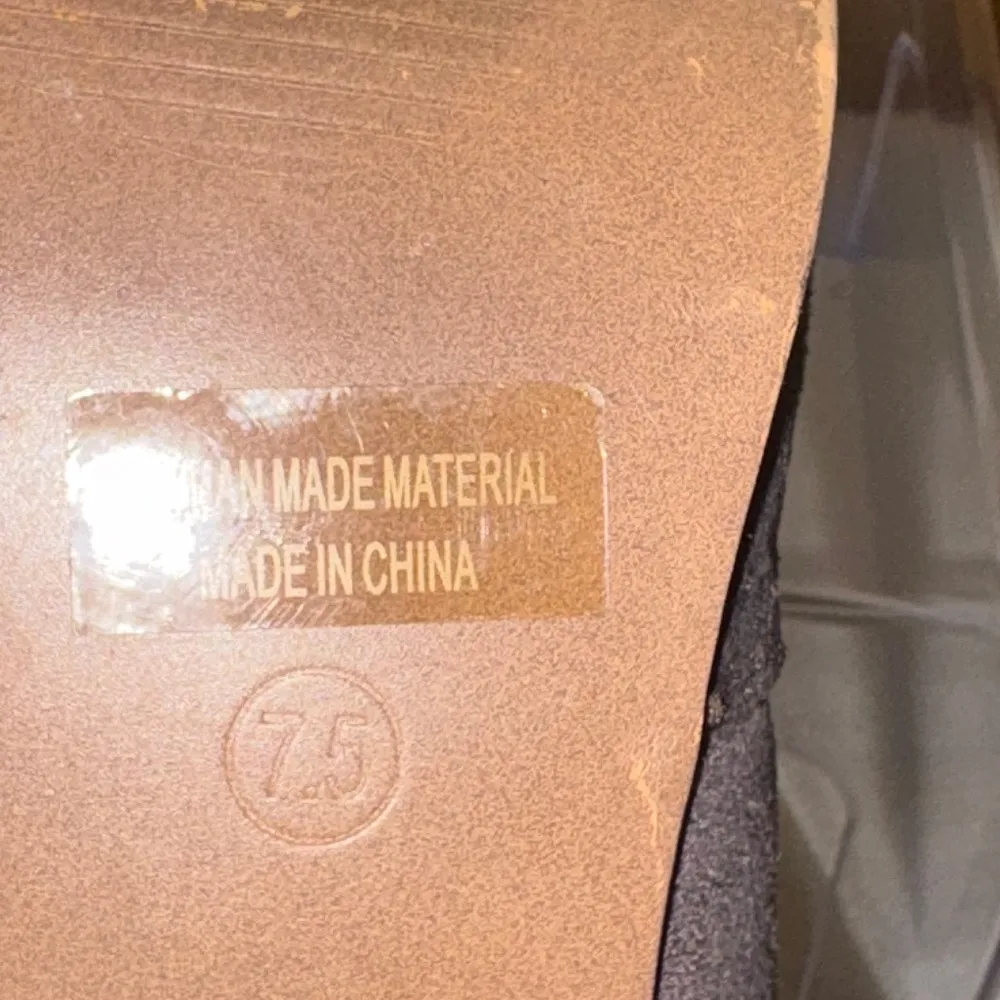 Bella Marie Brown Ankle Booties with Stacked Heel - Image 8