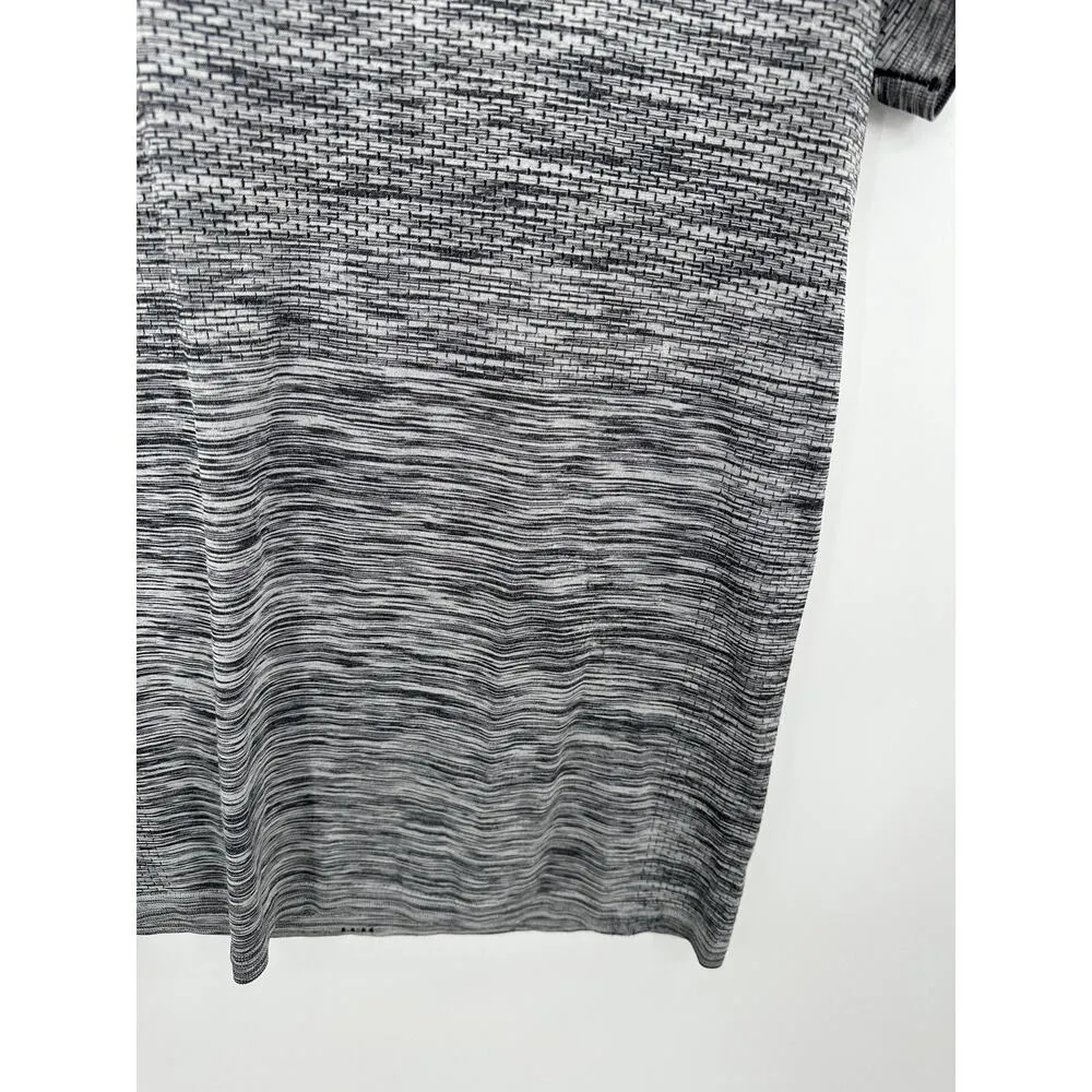 Nike Tee Womens Large Gray Short Sleeve Shirt Lightweight Breathable T-Shirt - Image 3