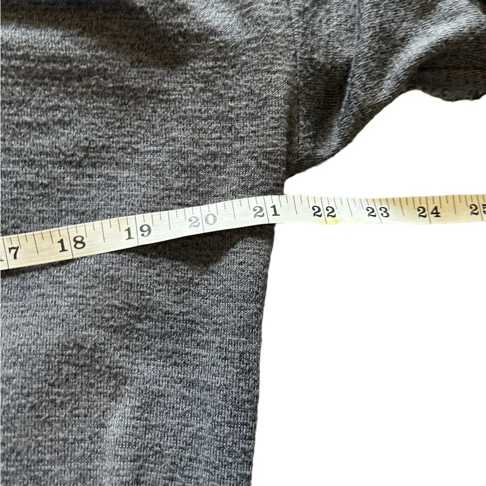 Aritzia Wilfred Free Sirena grey Long Sleeve Cold Shoulder midi dress size med - Image 5