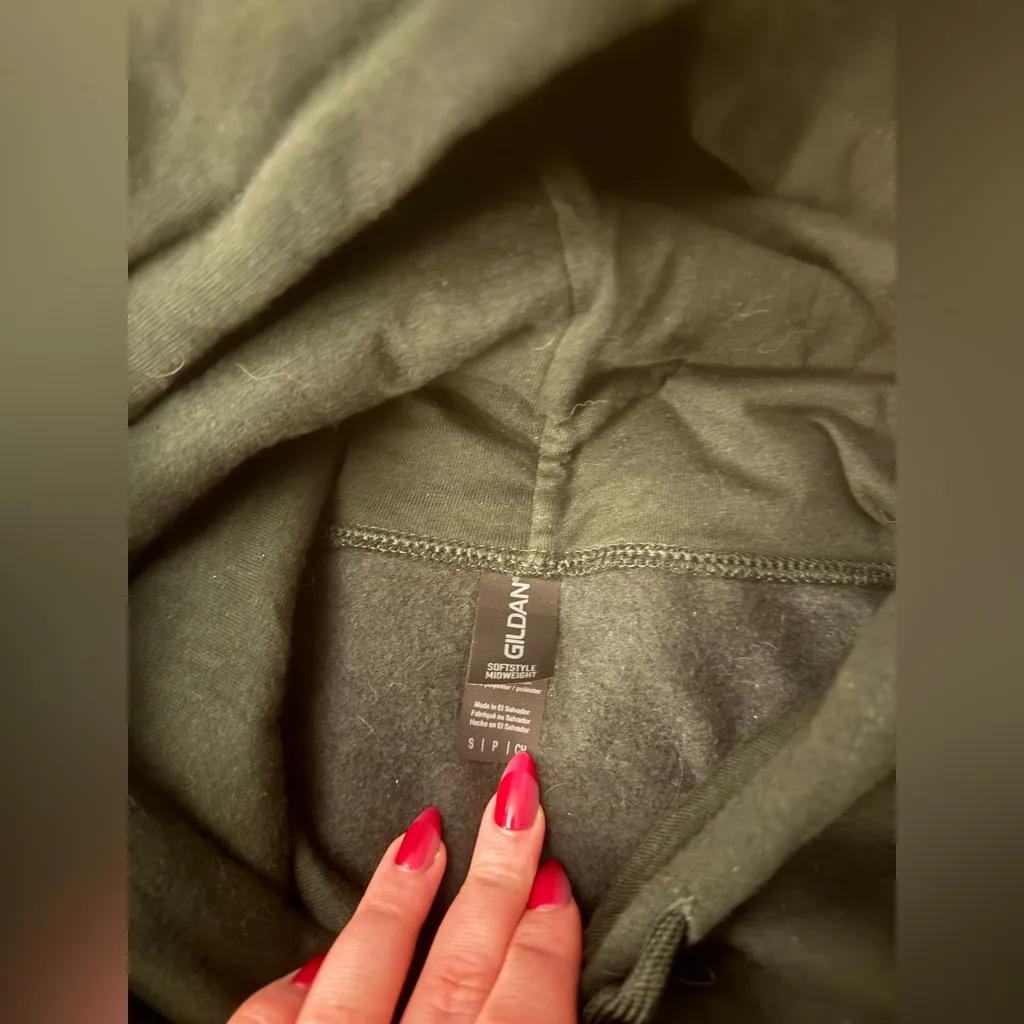 Vermont hoodie! Green - Image 2