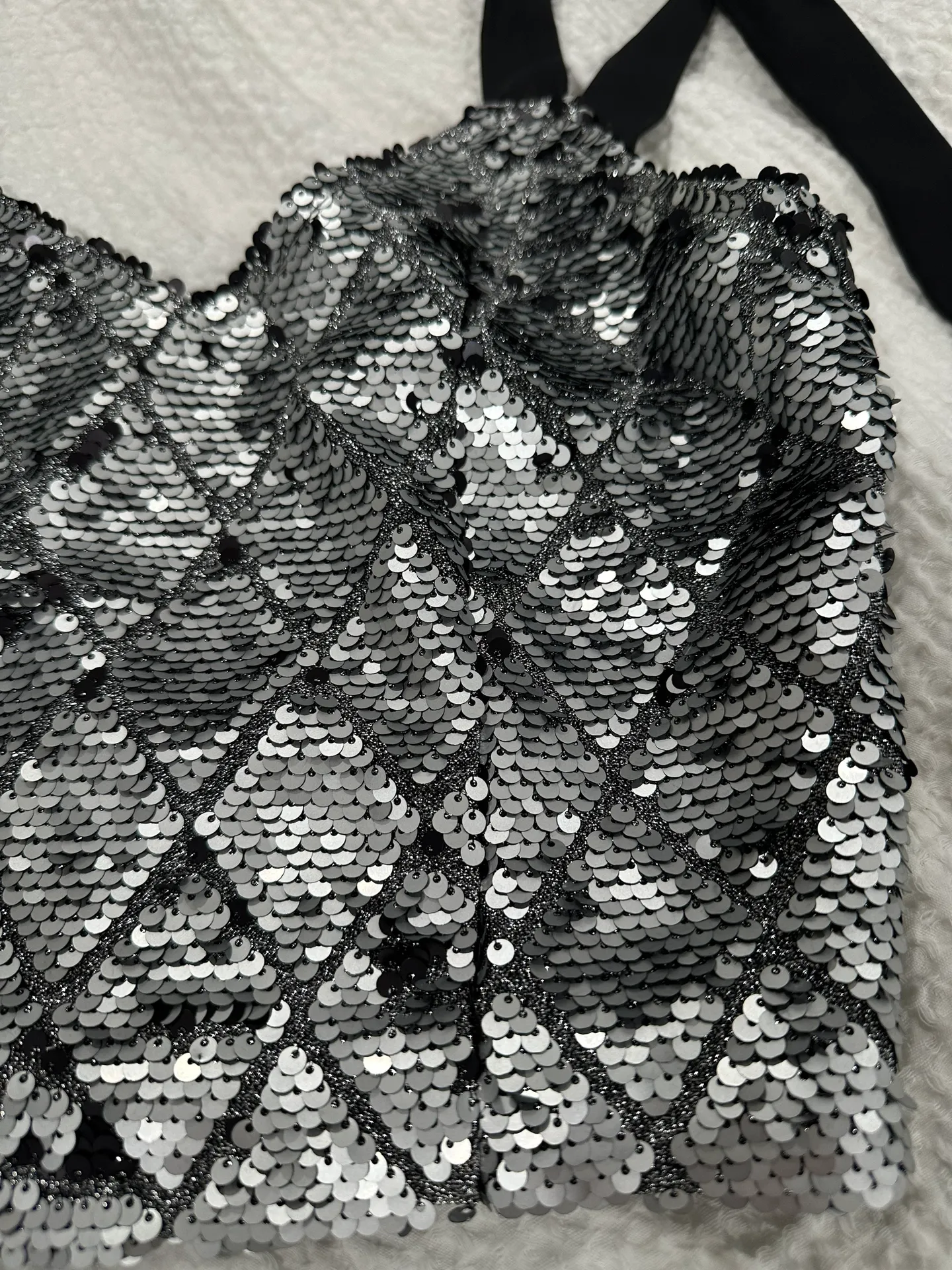 Sequin Tie Tank - Image 2