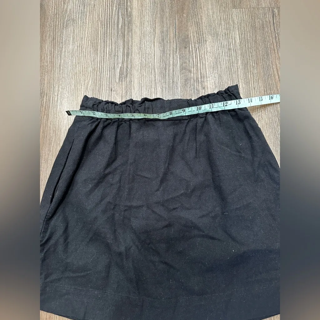 Farm Rio Black‎ Linen blend skirt - Image 8