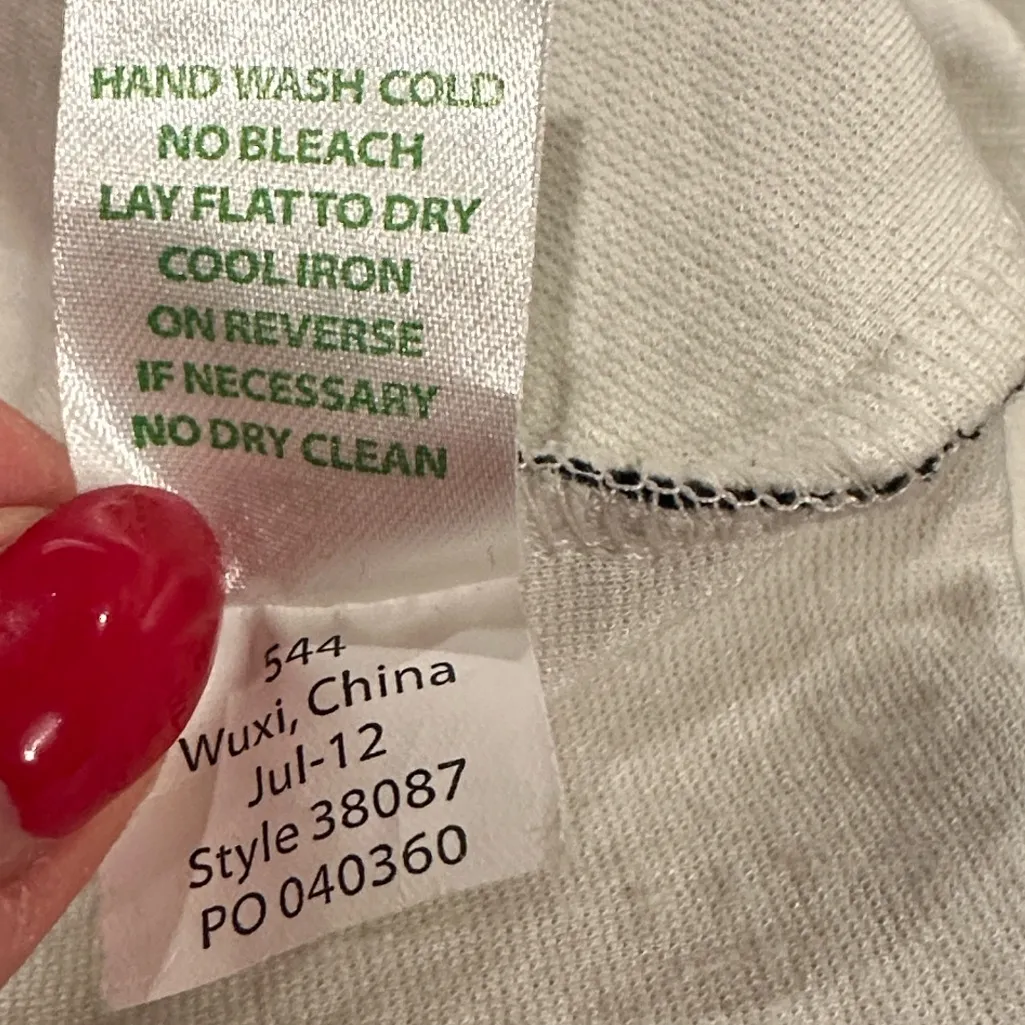 LILLY PULITZER Black White Lace Dress Wide Neck 3/4 Sleeve Dress Size M - Image 7