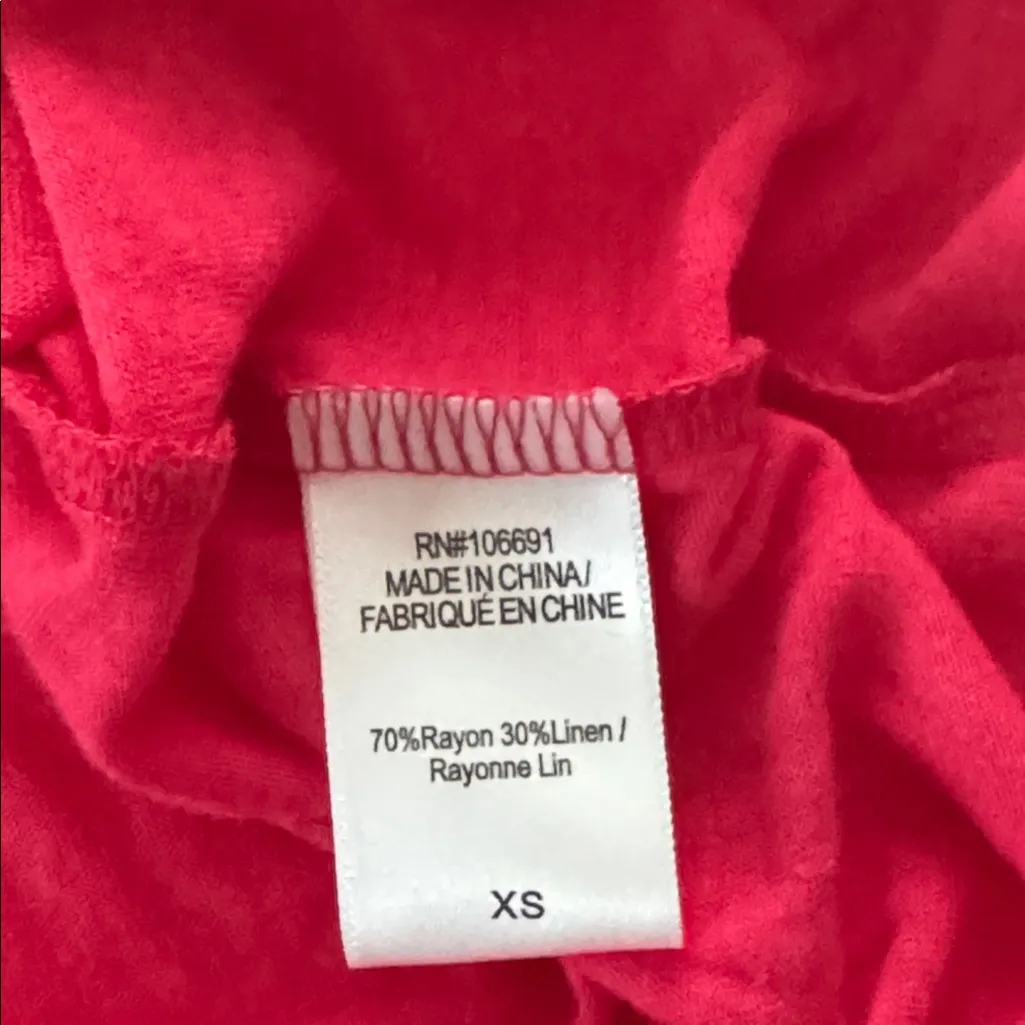 Young Fabulous & Broke Vibrant Pink Top size xs - Image 5