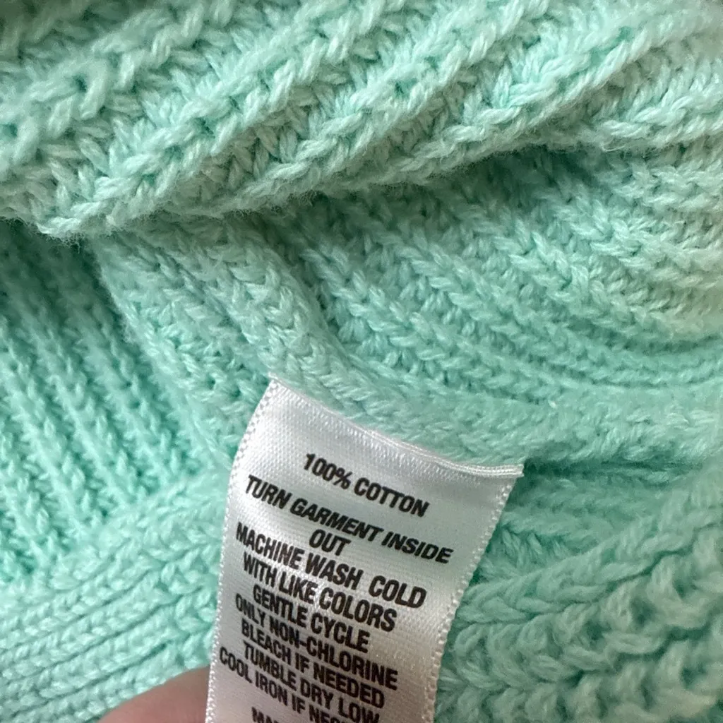 Women's Crown & Ivy Seafoam Green Crew Neck Sweater XXL - Image 9