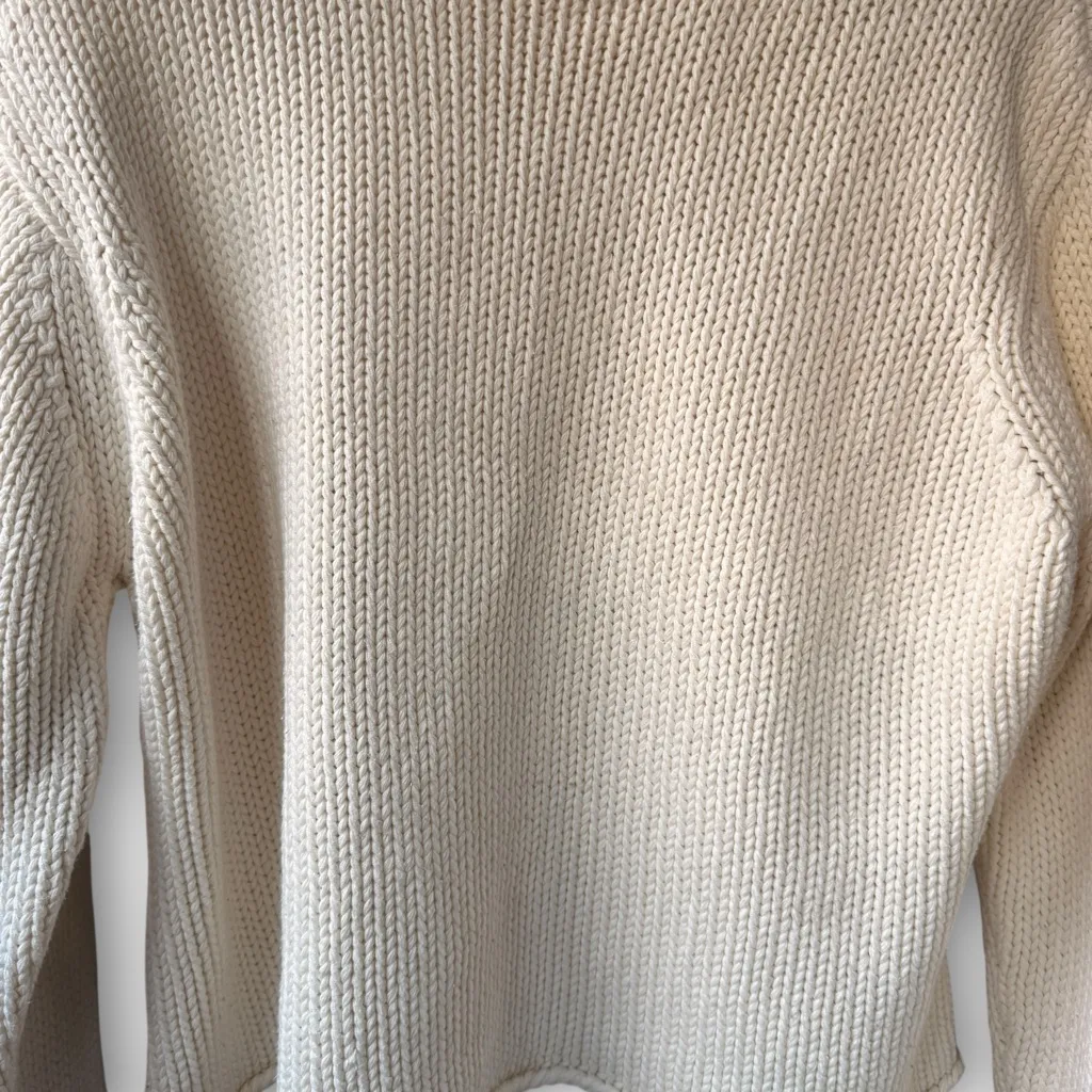 Coldwater Creek Chunky Knit Mock Neck Sweater – Size L (Like New) - Image 3