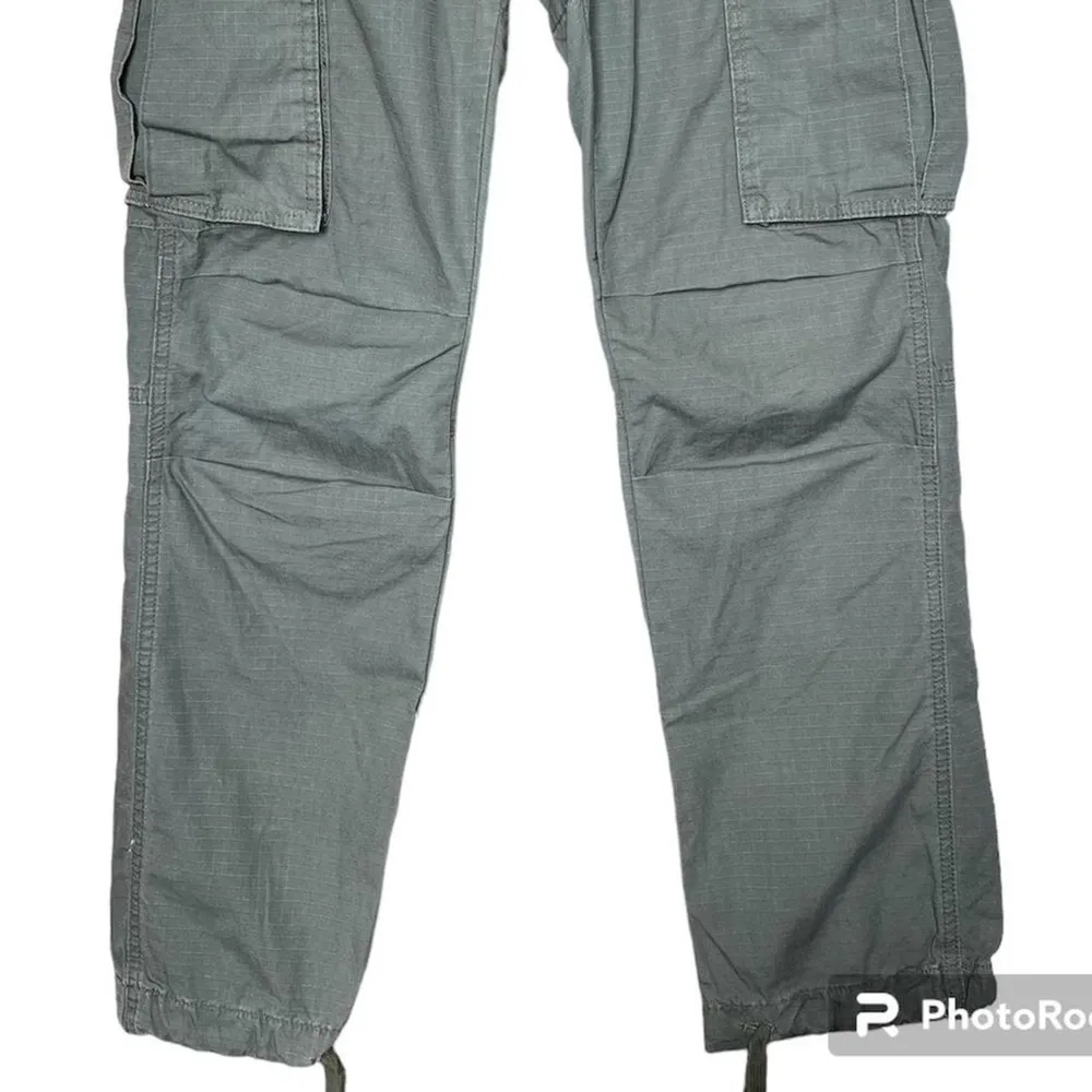 MNML green straight leg cargo pants Size 28 - Image 3