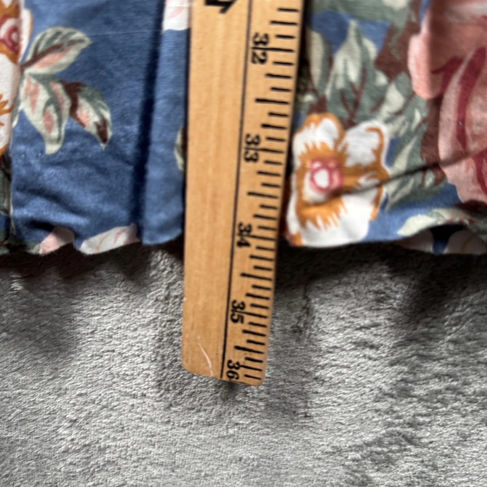 Elliott Lauren Skirt Floral Maxi Midi Print Cottagecore Prairie Flowy Boho Blue Size 6 - Image 7