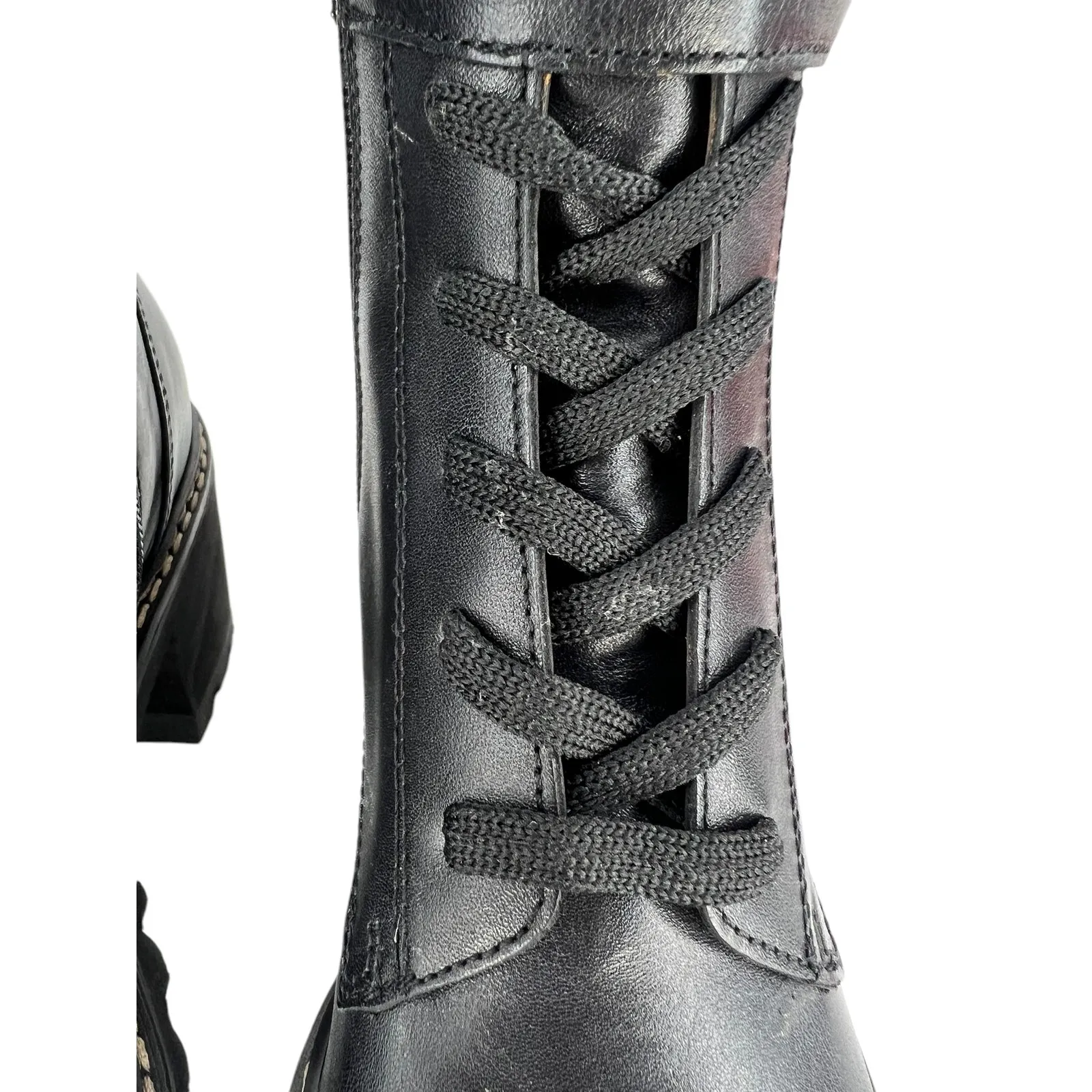 See by Chloe Black Leather Mallory Buckle Boots - Image 9