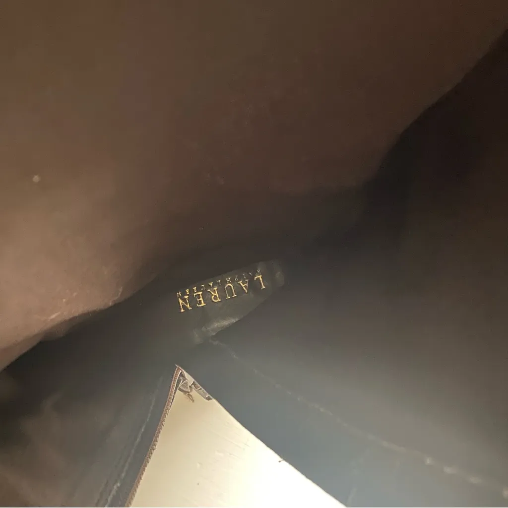 Lauren Ralph Lauren Sulita Harness Riding Boot Brown 9 M - Image 12