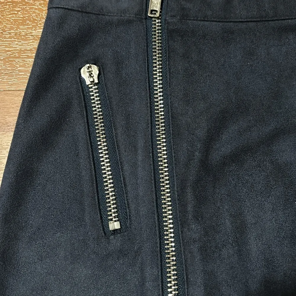 Sugarcloth Blue Velvet Mini Skirt Size 8 - Image 6