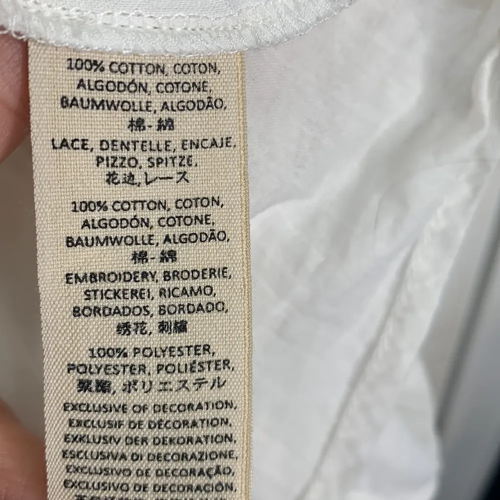 Free People Women’s White Heart Of Gold Knit Blouse Size M - Image 12