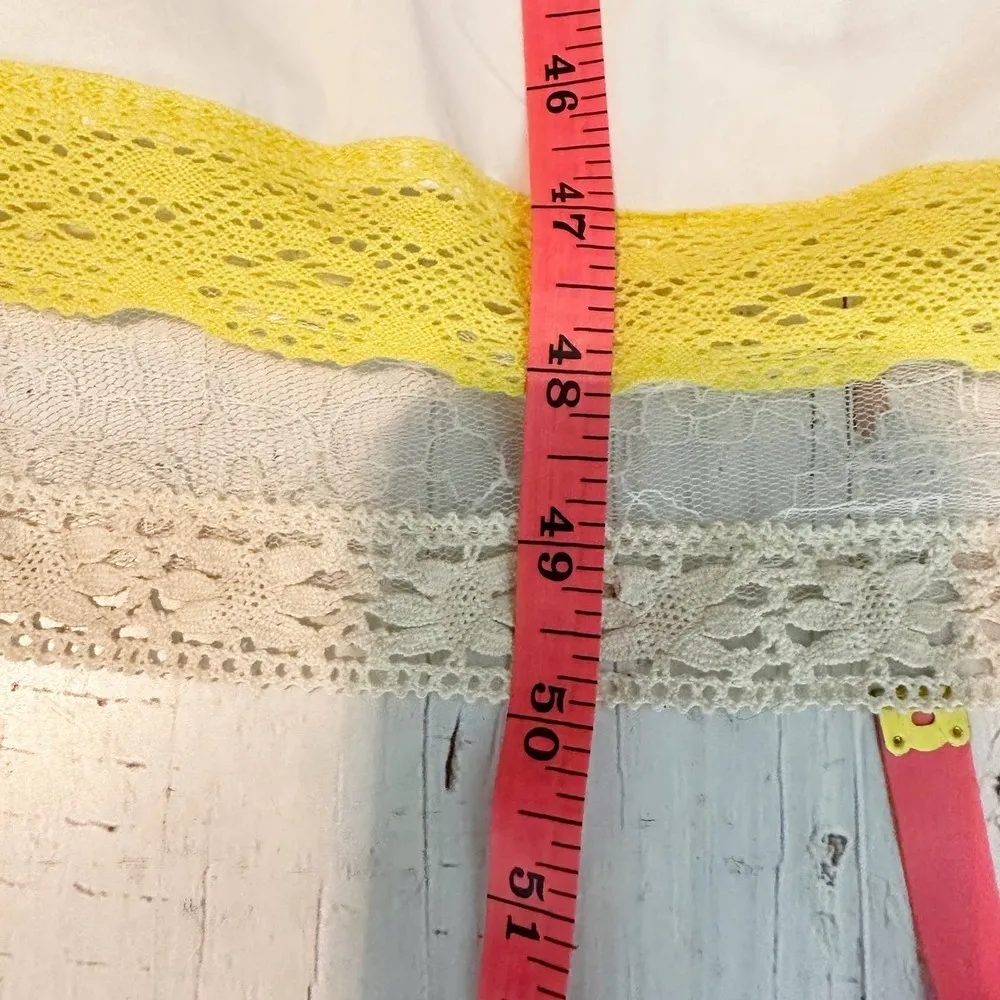 STELLAH Color Block Lace Trim Midi Visit Dress Size XS - Image 10