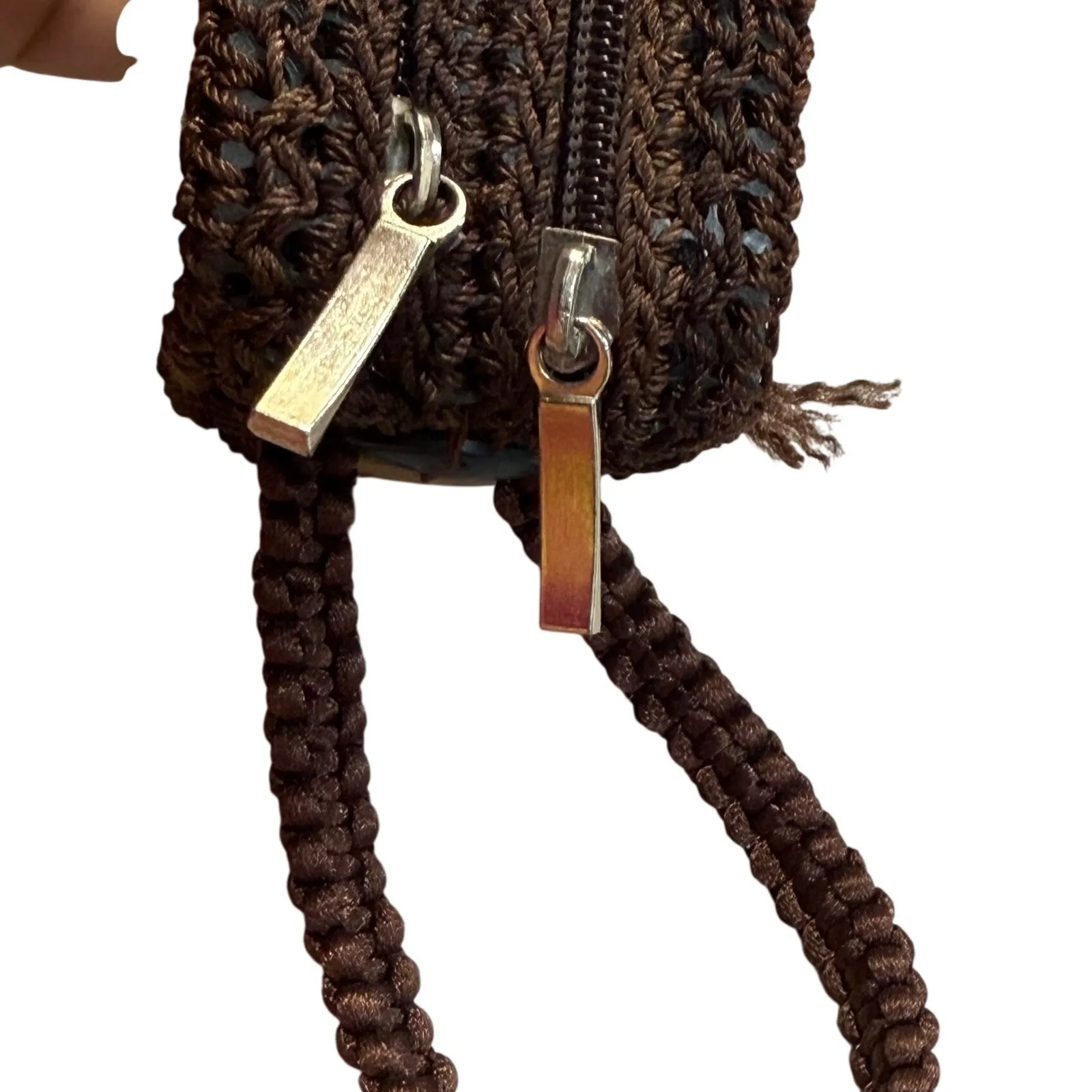 Handmade Beaded Coconut Shell Wristlet Boho Crochet Y2K Festival Beach Summer - Image 7