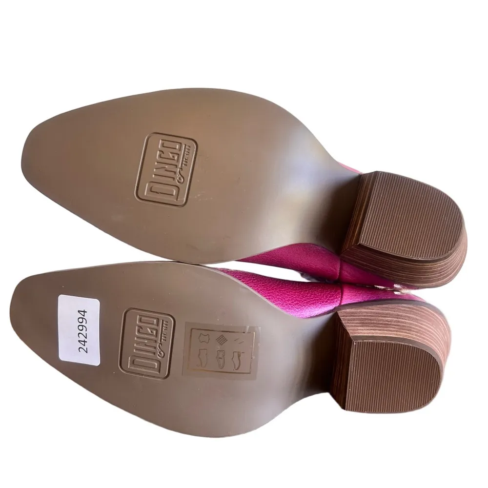 DINGO Primrose Floral Embroidery Women's Western Boot Size 8.5 #242994 - Image 10