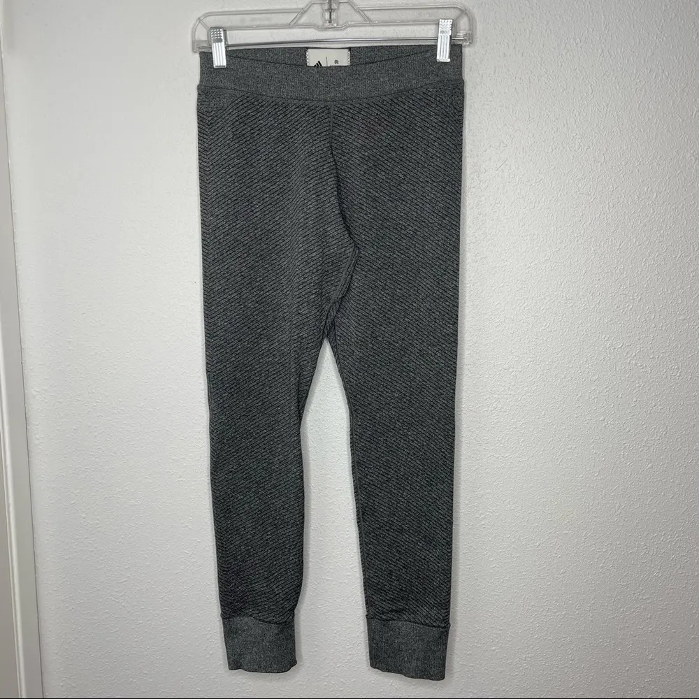 Adidas x Reigning Champ Seamless Knitted Gray Leggings - Image 2