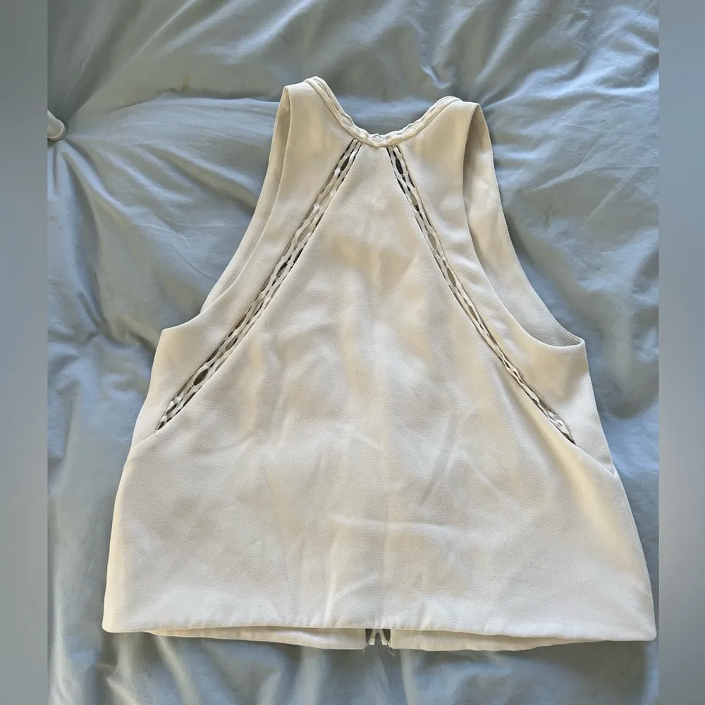 Iro cropped cream shell - Image 7