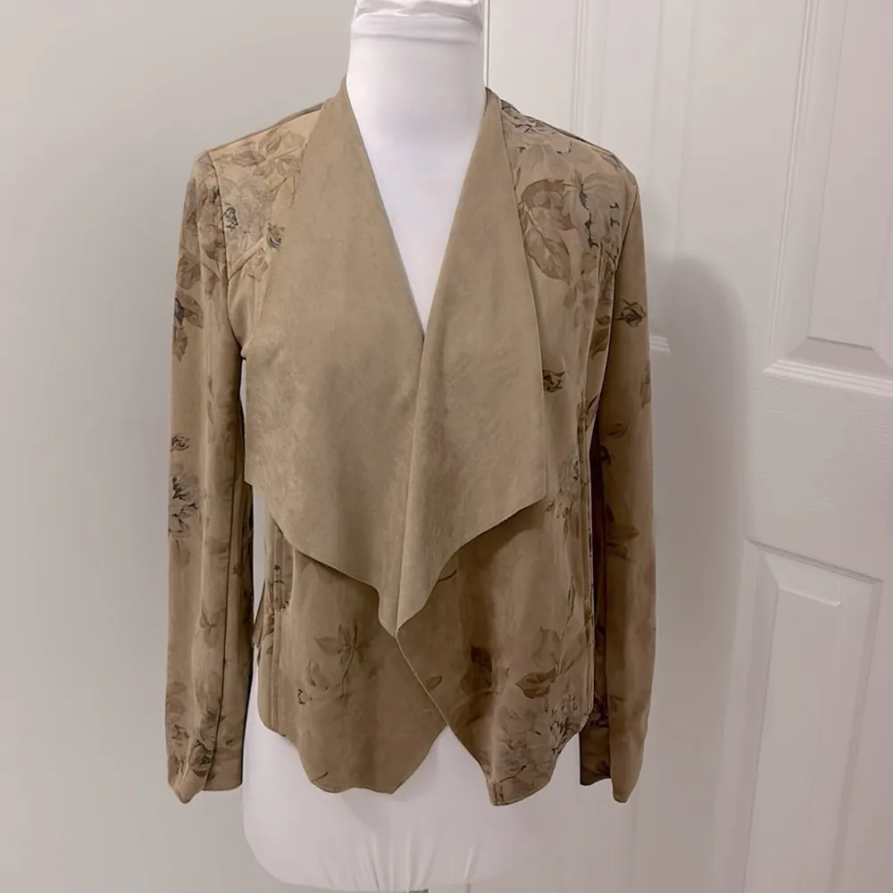 Kut From The Kloth Tayanita Faux Suede Floral Jacket - Image 2