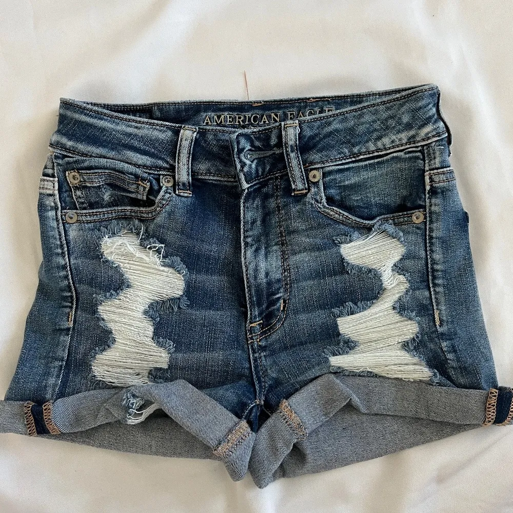 🛑American Eagle High Rise Denim Shorts - Image 3