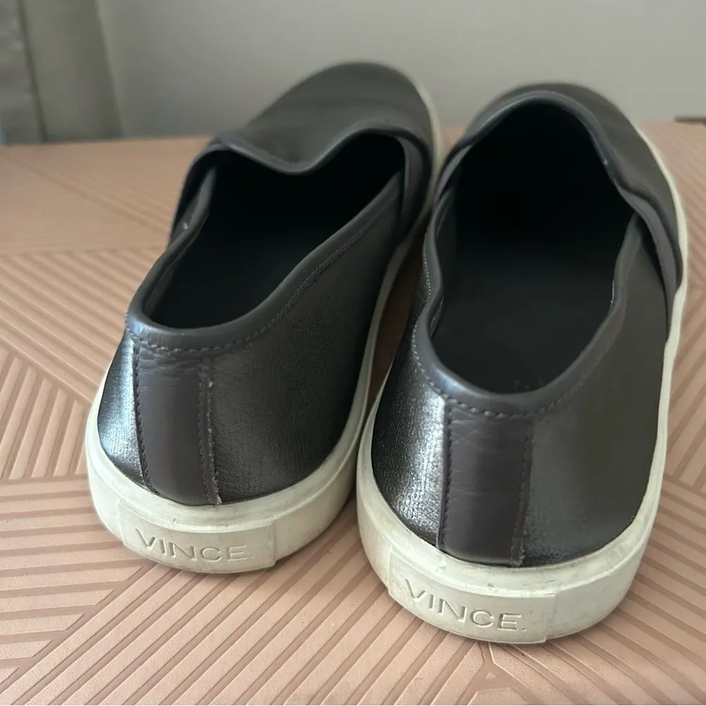 Vince Slip On Sneakers Dark Gray Casual Neutral Trendy - Image 6