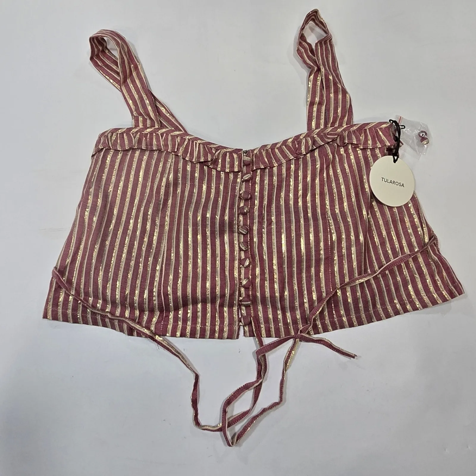 Tularosa Darla Tank in Salmon XXS - Image 3