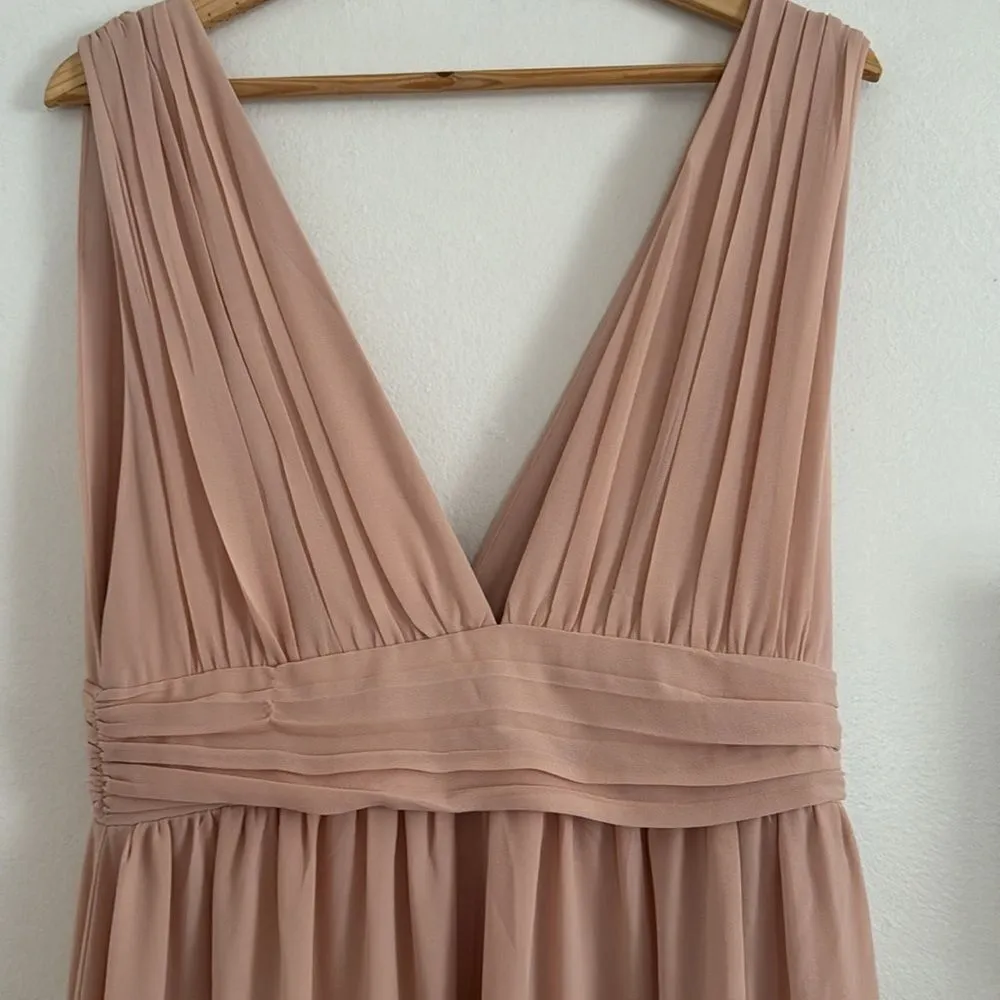Lulu's Heavenly Hues Blush Maxi Dress NWT - Image 3