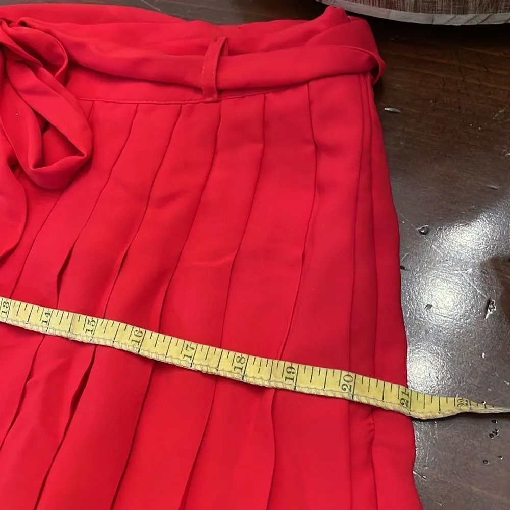 ModCloth Purely Pretty Red pleated miniskirt with bow - Image 11