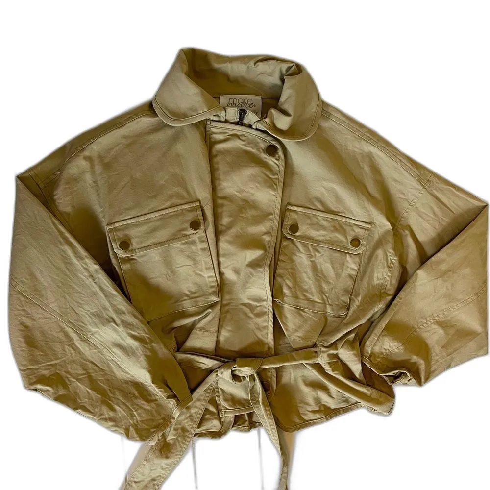 Anthropologie Mare X Women’s Puff sleeve utility jacket size XS - Image 2