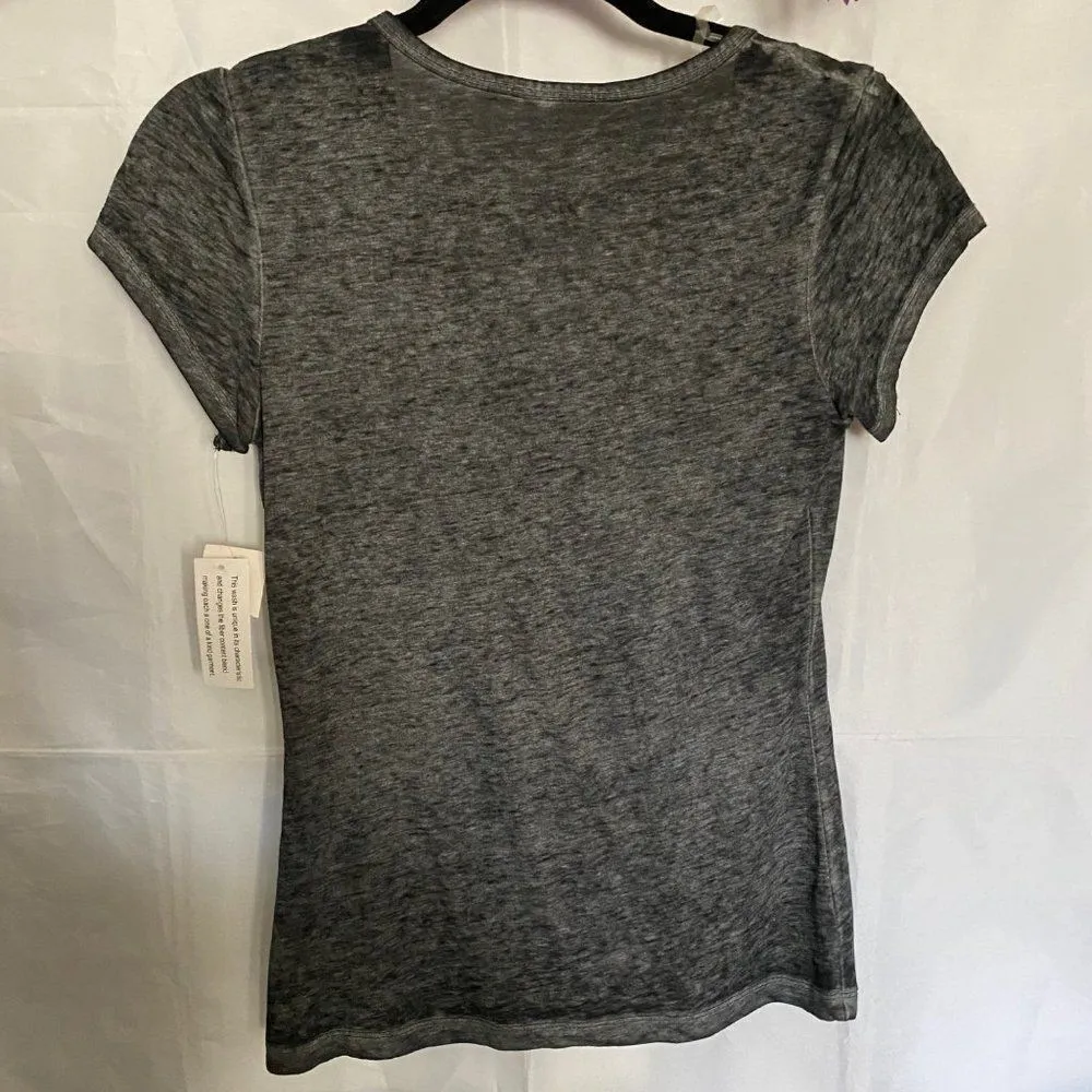 Old navy Girl Black Burn Out Reindeer Names  Christmas T-Shirt. - Image 4