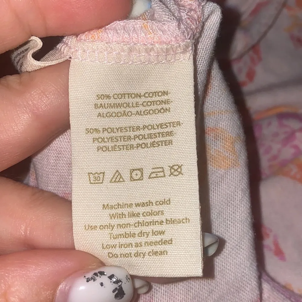 ✨HP✨NWOT✨Free People Tourist T-Shirt Pink Floral Blush✨ - Image 10