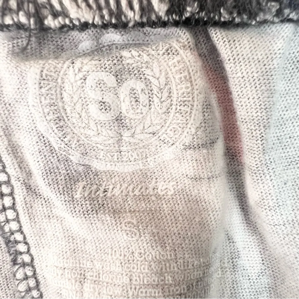 SO Gray Sloth Santa Hat Pajama Pants Size Small Christmas Holiday PJ’s Sleep - Image 6