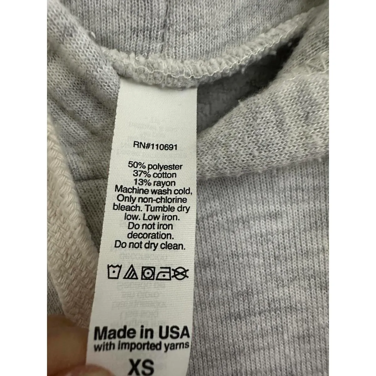 101 Local Specifically Pacific Foggy Day Pullover Hoodie Light Heather Grey XS Gray - Image 2