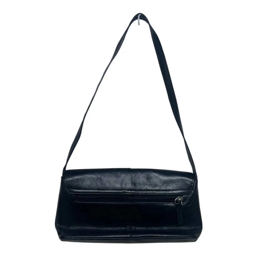 Guess Y2K Black Leather Shoulder Bag - Image 4