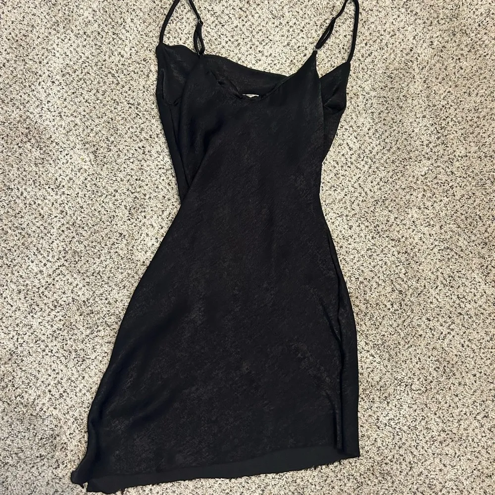 See You Monday Black Mini Dress - Image 3