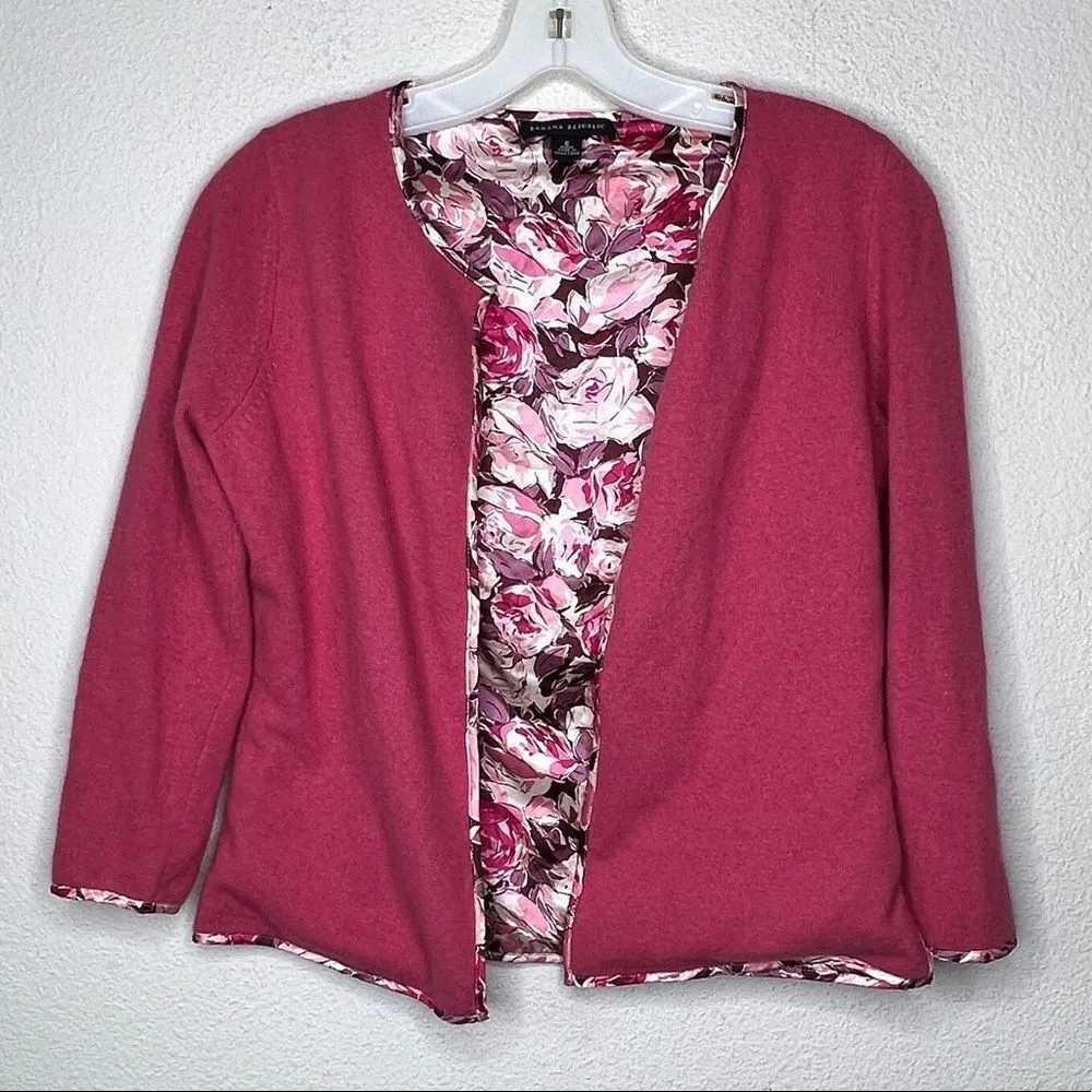 Banana Republic Wool Silk Cardigan Sweater - Image 4