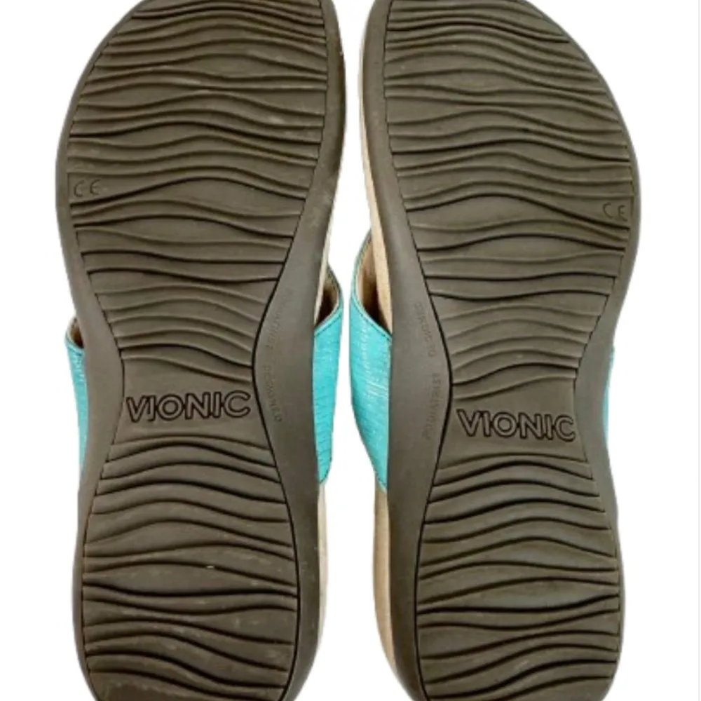 Vionic Teal Hilda Thong Sandals - Image 3