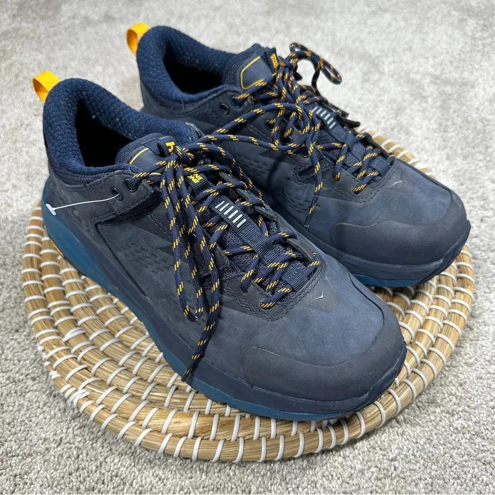 Hoka One One Women’s Kaha Low Gore-Tex Hiking Shoes Waterproof Navy Size 9B - Image 3