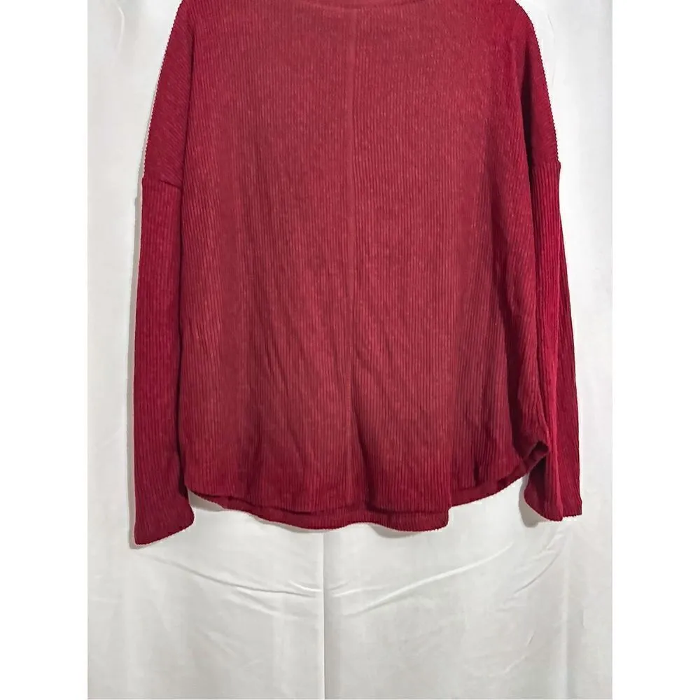 NWT Lulus super soft burgandy sweater - Image 5