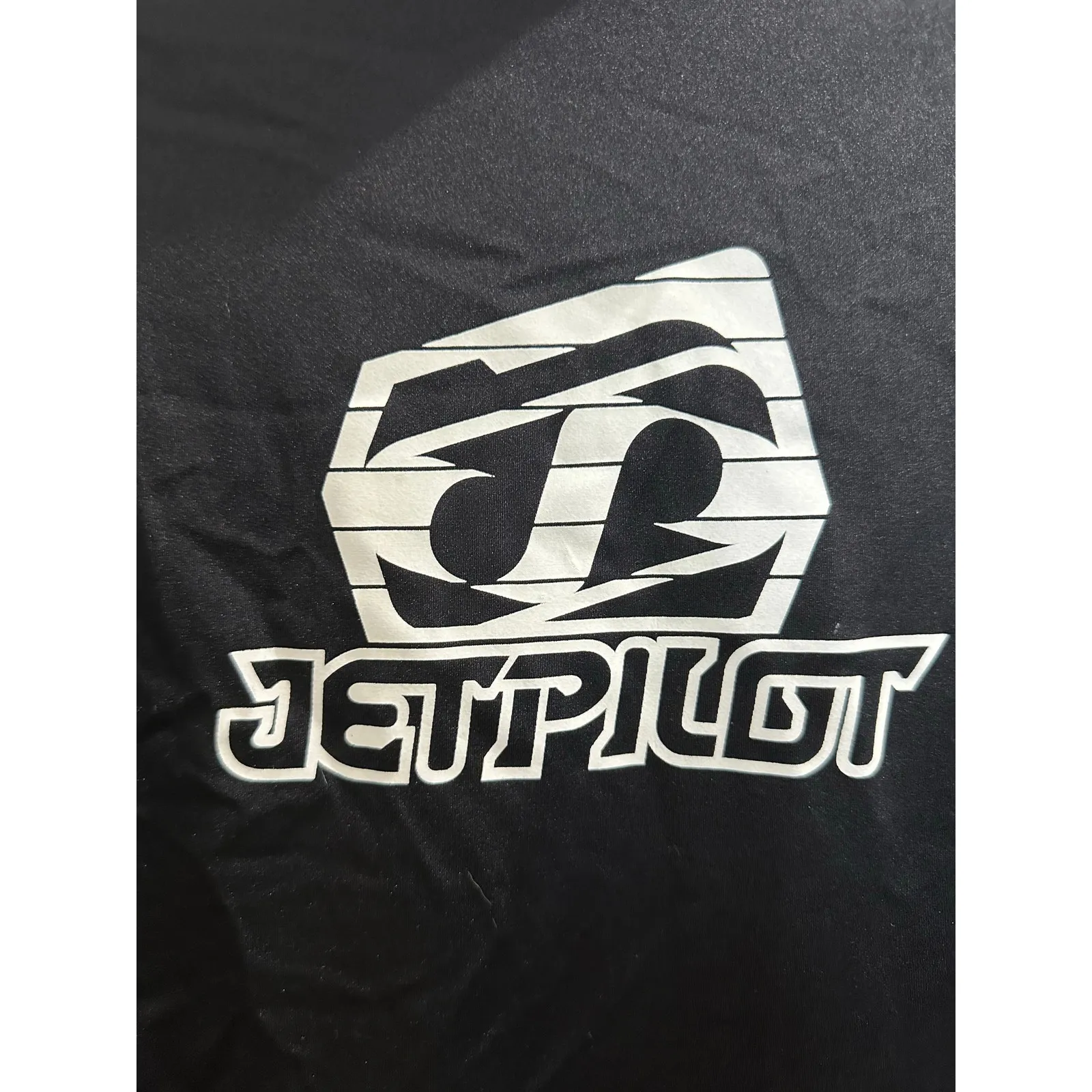 Jetpilot Women‘s Basic Black Halfsleeve Rashguard Rash Guard M/L EUC Swim Shirt Size L - Image 4