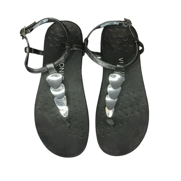 Vionic Miami Thong Sandal Size 7.5 Black - Image 2