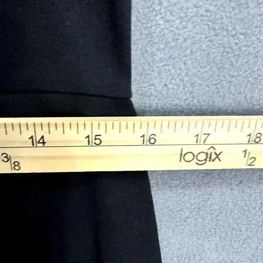 H&M Mama maternity‎ black midi sheath dress medium cap sleeve exposed zipper NWT - Image 6