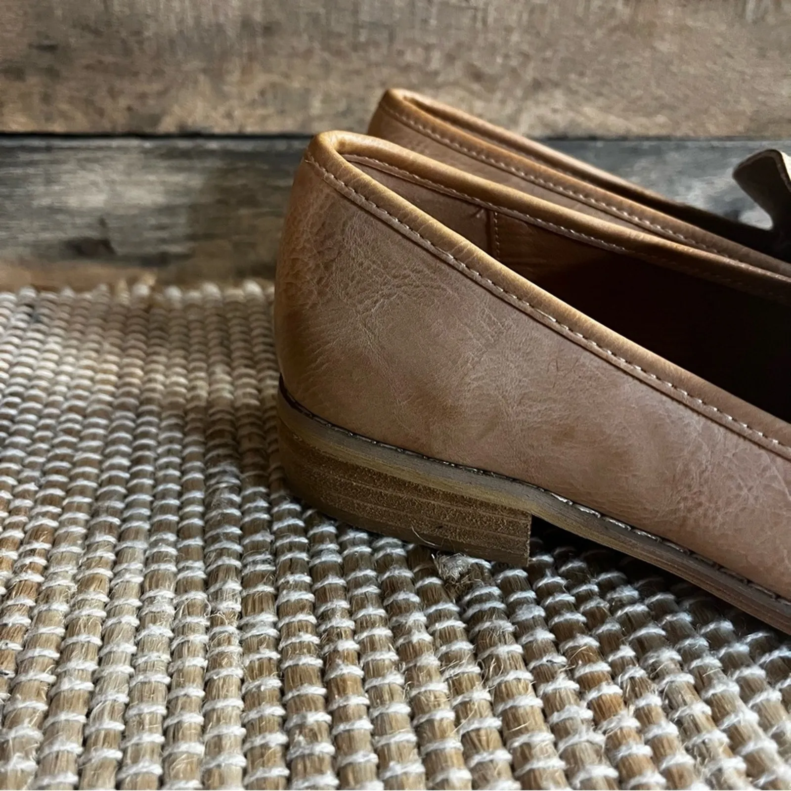 Mi.Im Tan‎ Pointed Toe Genuine Leather Flats Size 6 Tan - Image 8